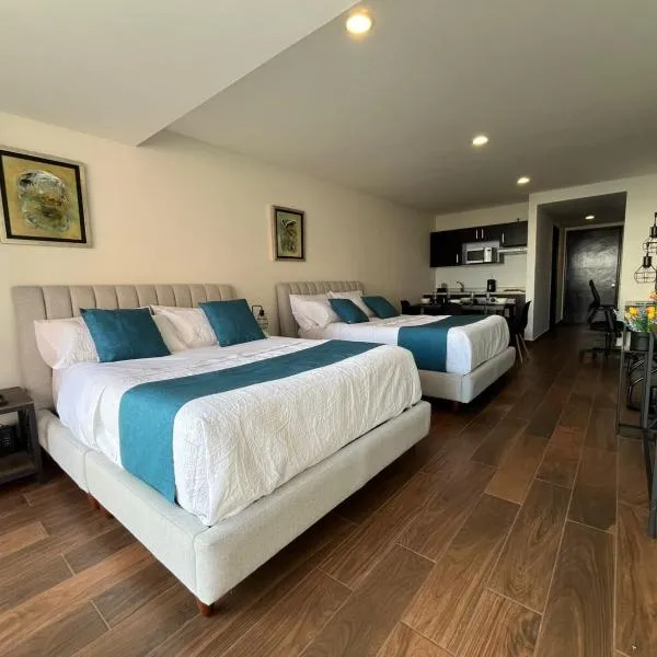 Bellísima Suite, 2 Camas Queen, Gym, en Interlomas，墨西哥城的飯店