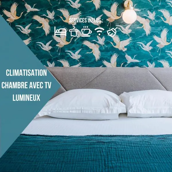 Le Refuge de Jules - Close to Hospital - Parking - Air conditioning, hotel in Châteauroux