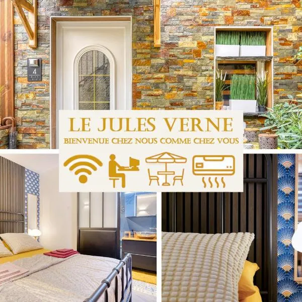 PARIS-JulesVERNE-Bienvenue-Terrasse-Netflix, hotel v destinaci Pantin