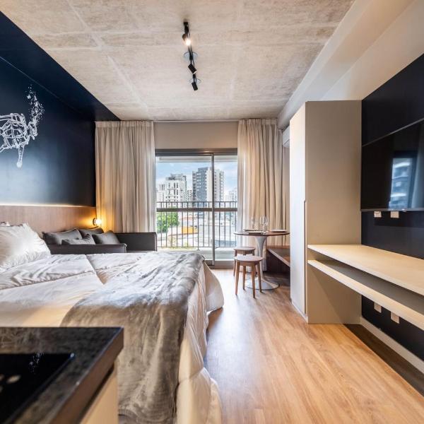 Stay In Moema- 1 quarto cama de casal e um sofá cama amplo Conforto, estilo e localização perfeita - Foto 2
