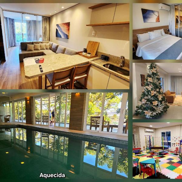 Flat Aconchegante c/ Lareira e Piscina - Foto 4