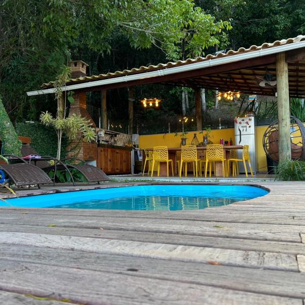 Casa Village Beach Premium - Piscina Privativa Iluminada - 350m da Praia de Taperapuã - Até 12 Hóspedes - 3 Quartos Climatizados sendo 2 Suítes e 1 Semi-Suíte - TV em Todos os Quartos - Garagem para até 3 Carros - Alexa Integrada - Rua da Arena Axé Moi - Foto 4