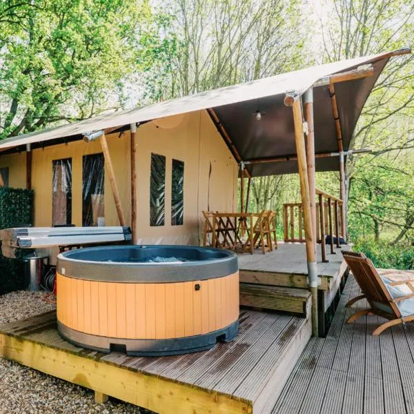 Teal Safari Tent、ドロイトウィッチのホテル