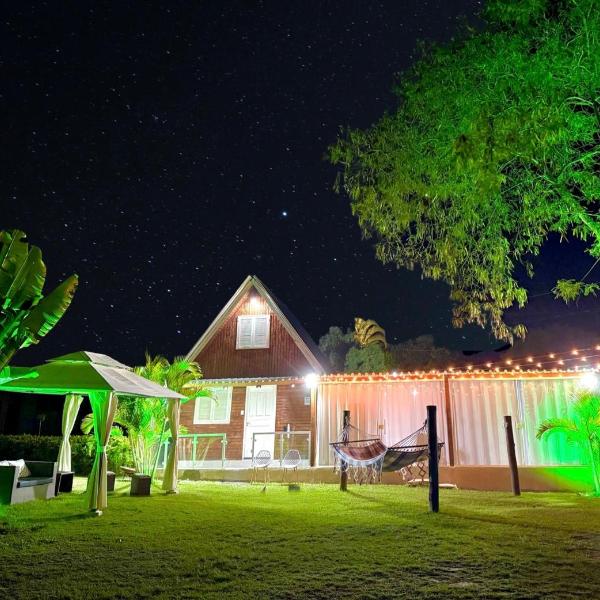 Cabaña Show Piscina Lagoa - Camping Carrion