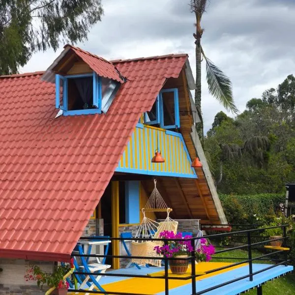 Cabaña El Jericoano、ヘリコのホテル