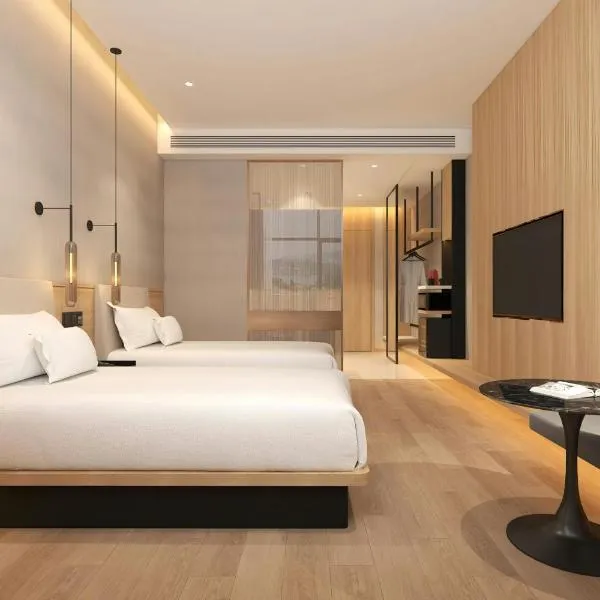 上海虹桥万豪万枫酒店，位于上海的酒店