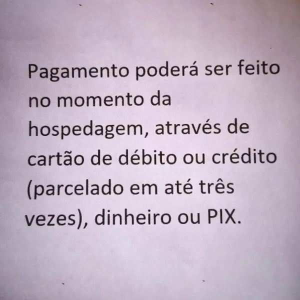 Pousada Diva، فندق في Resende Costa