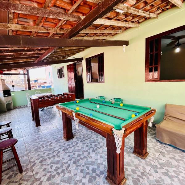 Casa 2 quartos - sinuca e totó, 50mt Pontal do Atalaia