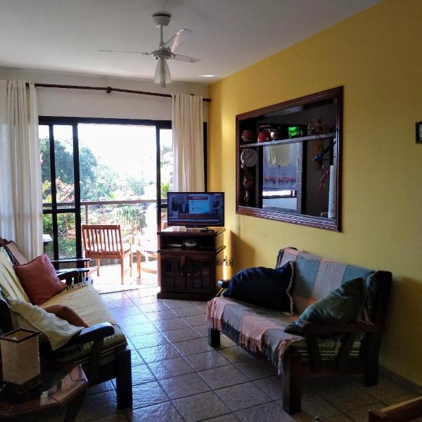 apartamento com linda sacada em direção ao mar - Foto 5