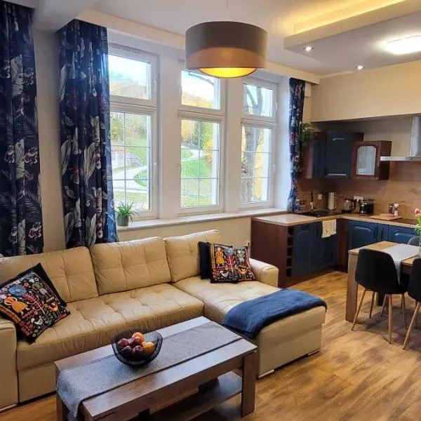 Niebieski apartament pod Borową Górą, hotel in Jedlina-Zdrój