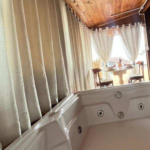 Cabana com banheira de Hidro e vista para o mar, privativa e tranquila localização excelente - Foto 3