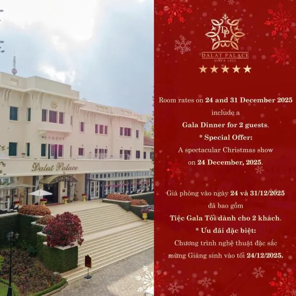 ダラット パレス ヘリテージ ホテル（Dalat Palace Heritage Hotel）、ダラットのホテル