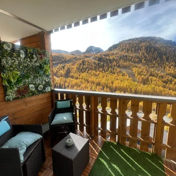 Plein Centre, luxueux 6 personnes, 2 chambres, parking , terrasse, vue époustouflante, Tout pédestre, piste à 100m, ξενοδοχείο στην Isola