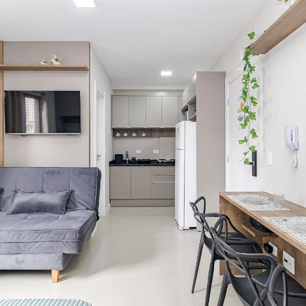 Studio Completo, bem localizado, academia, lavanderia e coworking - Foto 4