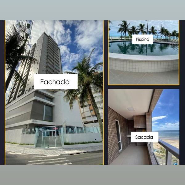 Apartamento frente á praia - vista incrível e conforto