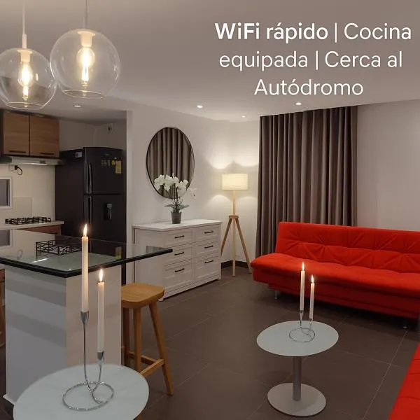 Hermoso aparta-estudio en Tocancipa Cerca a Autódromo y PJDuque, hotel v destinaci Tocancipá