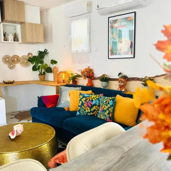 Résidence belle créole I Le Balisier I Maison duplex avec jacuzzi à 15min de Disneyland Paris、Quincy-Voisinsのホテル