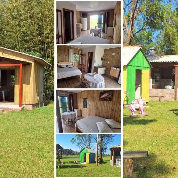 Cabana Cristal ll Campestre Em Sítio ll Wi-Fi Nômade Digital ll Táxi Fácil II Forno Microondas ll Quiosque Churrasqueira ll 6km da Estrada do Mar ll 8,1Km Prefeitura II 7,2Km UFRGS Litoral II 12km do Morro da Borrusia e das Praias Tramandai, hotel v destinaci Osório