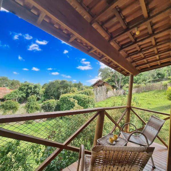 Chalé Som da Sete Quedas Hidromassagem, Lareira e Vista para as Montanhas - Foto 3