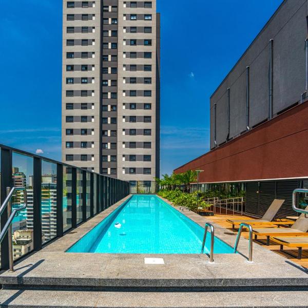 Studio 2209 B Moderno Com Vista Deslumbrante, Nubank Parque a Pé - Foto 4