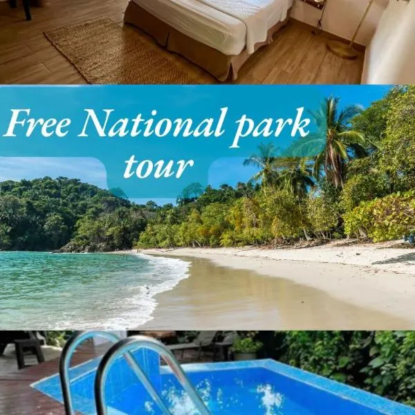 Kika Zaru Free park tour and breakfast, hotel in Quepos