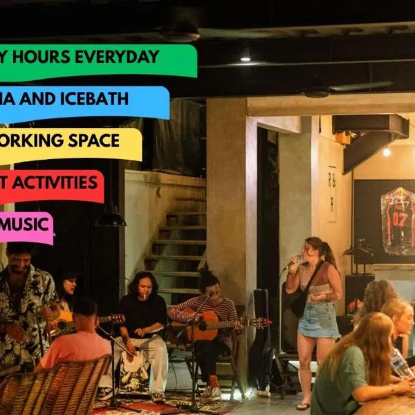 Rhythm & Rumble Hostel, hotel in Canggu