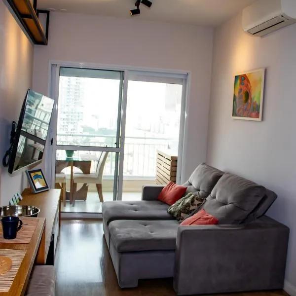 Modern apartment in Pinheiros and Faria Lima, hotel v Sao Paulu