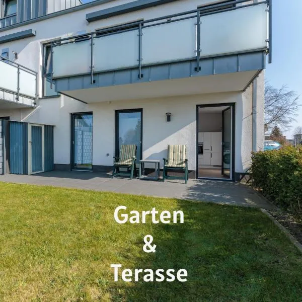 Modernes Apartment mit Terrasse & Garten, Parkplatz & Self-Check-in, hotel in Ibbenbüren
