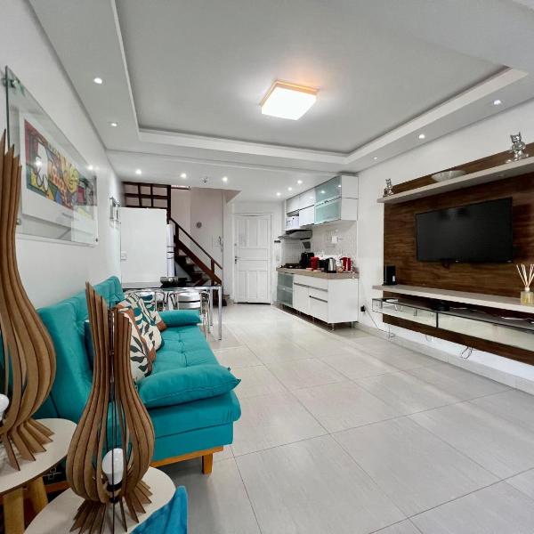 Triplex em Jurerê 50m mar com lareira e hidromassagem - Foto 5