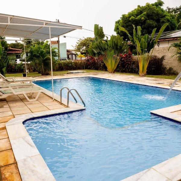 Casa com piscina, churrasq, Wi Fi proximo ao mar
