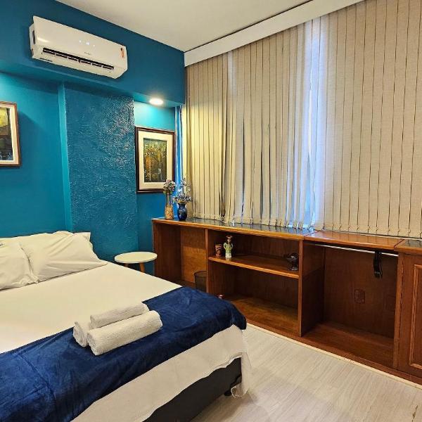 Studio c/ Ar | 5 min Praia Copacabana