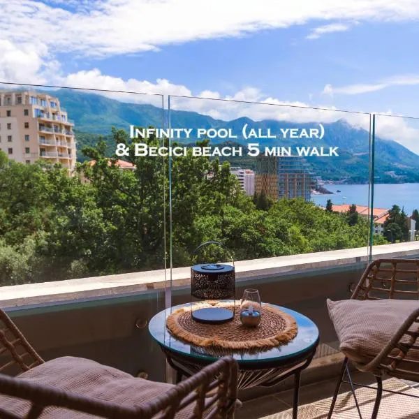 The Dream Getaway SkyLine by DeVasco, hotel in Becici