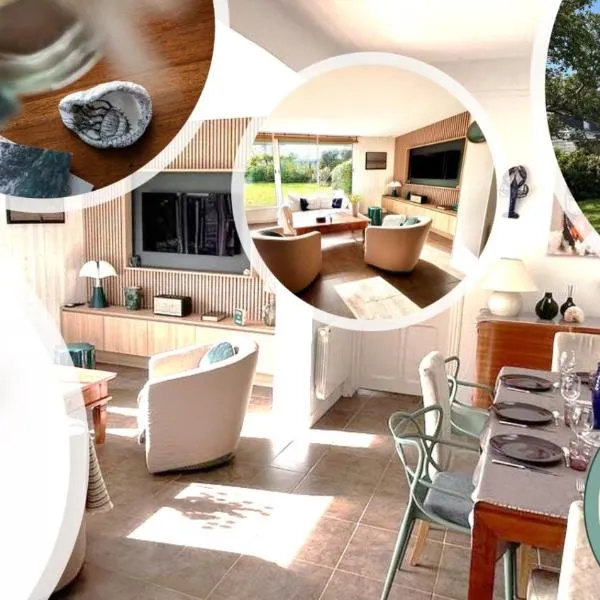 Les BrisesDeDinard - Grande maison familiale pour 8 personnes à 10min de la plage à pied-Idéal WE et Vacances, hotel v destinaci Dinard