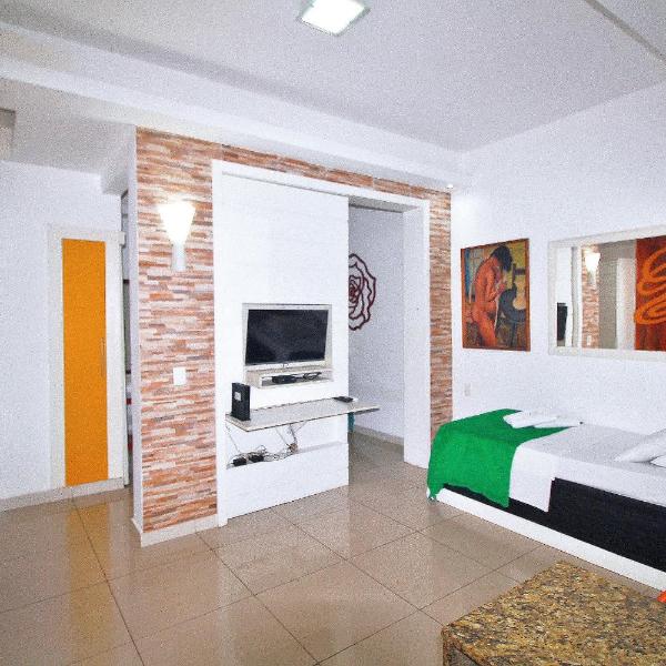 Studio silencioso para 3 pessoas em Copacabana