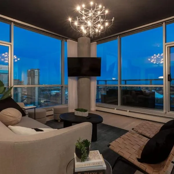 2 Storey Penthouse Panoramic Views Parking Stampede, hotell sihtkohas Calgary