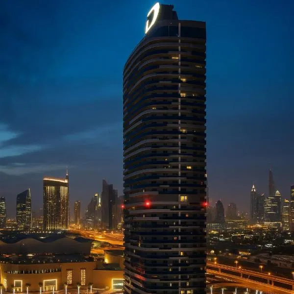 Mayfair Luxury Apartment in 5-Star DAMAC Maison Mall Street Building, Downtown Dubai, hotel v Dubaji