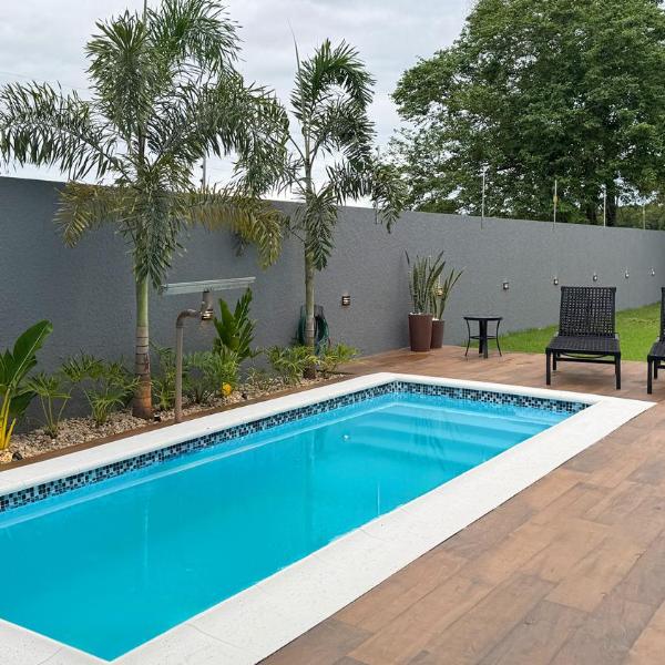 Casa em Foz do Iguaçu com piscina, churrasqueira e ar-condicionado em todos os cômodos - Foto 5