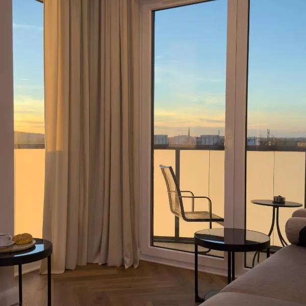 URBAN APARTMENTS Global Premium,10th floor No 23, Self Check-in, No deposit, hotel a Katowice