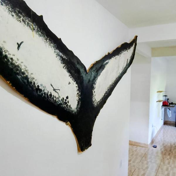 Casa Deixe-se Baleiar na vila de Serra Grande