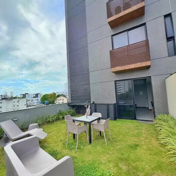 TL 207 - Apt completo com varanda no centro, hotel din Recife