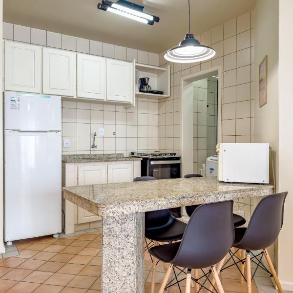 C118 Apartamento de 1 quarto em condomínio pé na areia - Foto 5