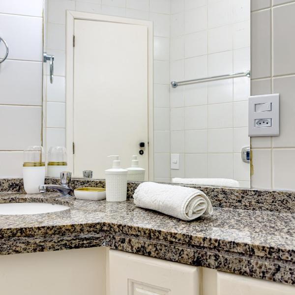 C118 Apartamento de 1 quarto em condomínio pé na areia - Foto 3