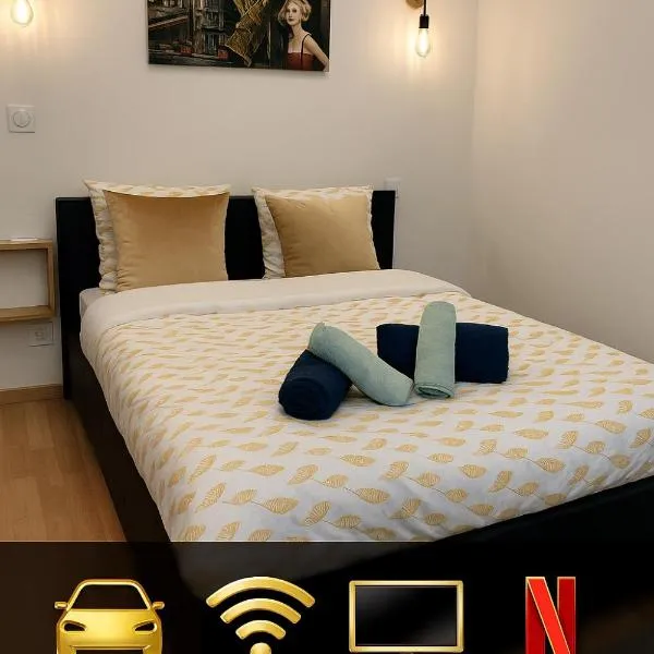 T2 centre-ville avec parking privé inclus, hotel en Cavaillon