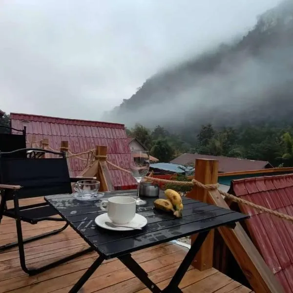 Mimosa Backpackers Hostel, hotel di Nongkhiaw