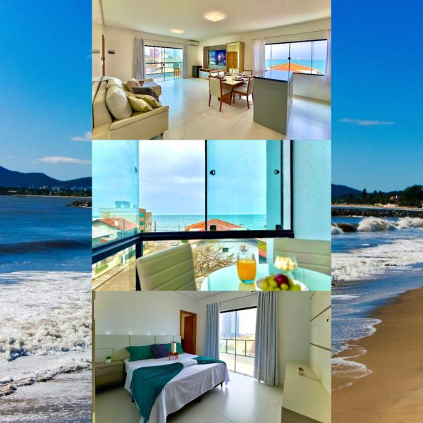 Apartamento Amplo com Vista Mar e Churrasqueira a 50m da Praia em Barra Velha