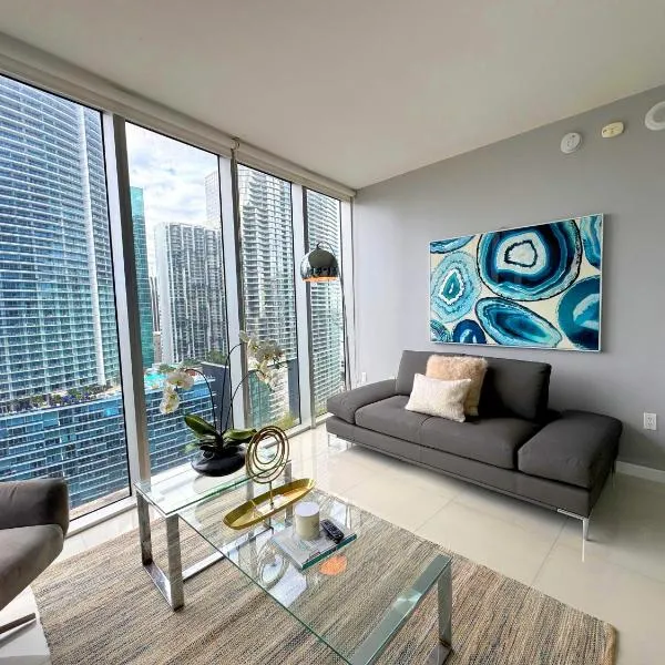 Luxury Living in Brickell - Stunning City Views, hotel Miamiban