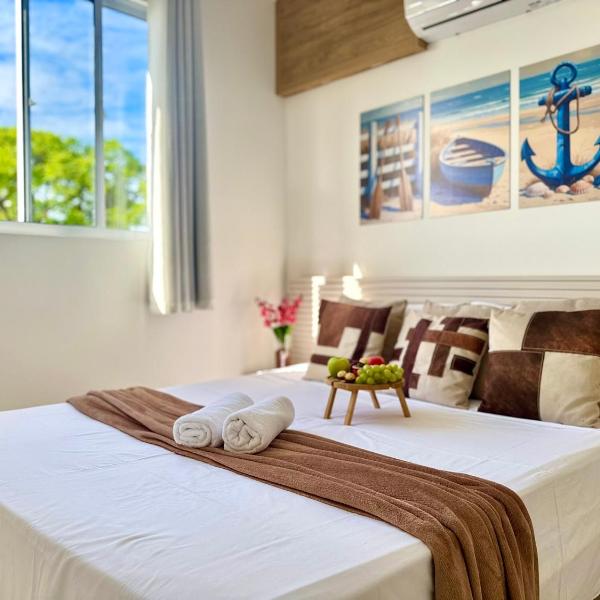 Apartamentos a150 M DA PRAIA com SACADA, WI-FI, PISCINA, PORTARIA 24h, PLAYGROUND e vaga de GARAGEM - Foto 2