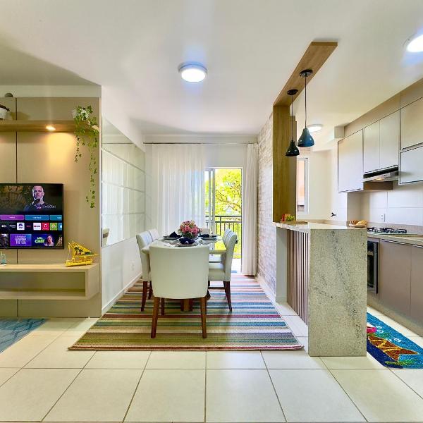 Apartamentos a150 M DA PRAIA com SACADA, WI-FI, PISCINA, PORTARIA 24h, PLAYGROUND e vaga de GARAGEM - Foto 5