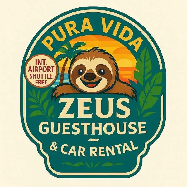 Zeus Guest house & Car Rental Free SJO Airport Shuttle-NATIONWIDE PRÍVATE SHUTTLE SERVICE, hotel v destinaci La Garita