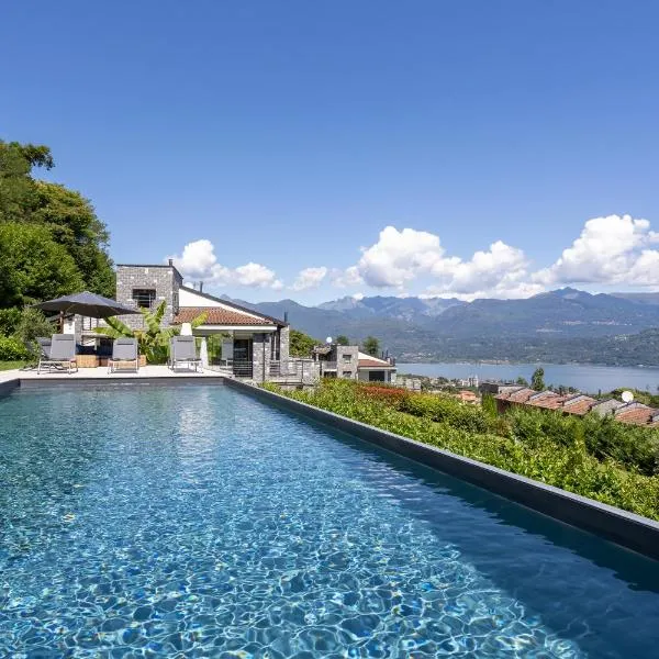 Relaxing Oasis Villa with Private Pool & View, Hotel in Baveno